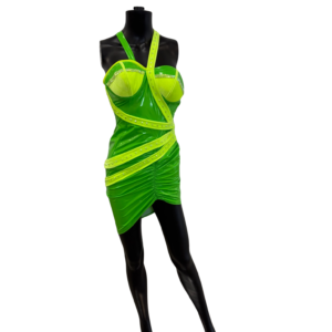Bright Green Dress WWE Smackdown Promo (Signed)