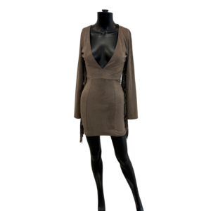 Brown Suede Dress (Signed)